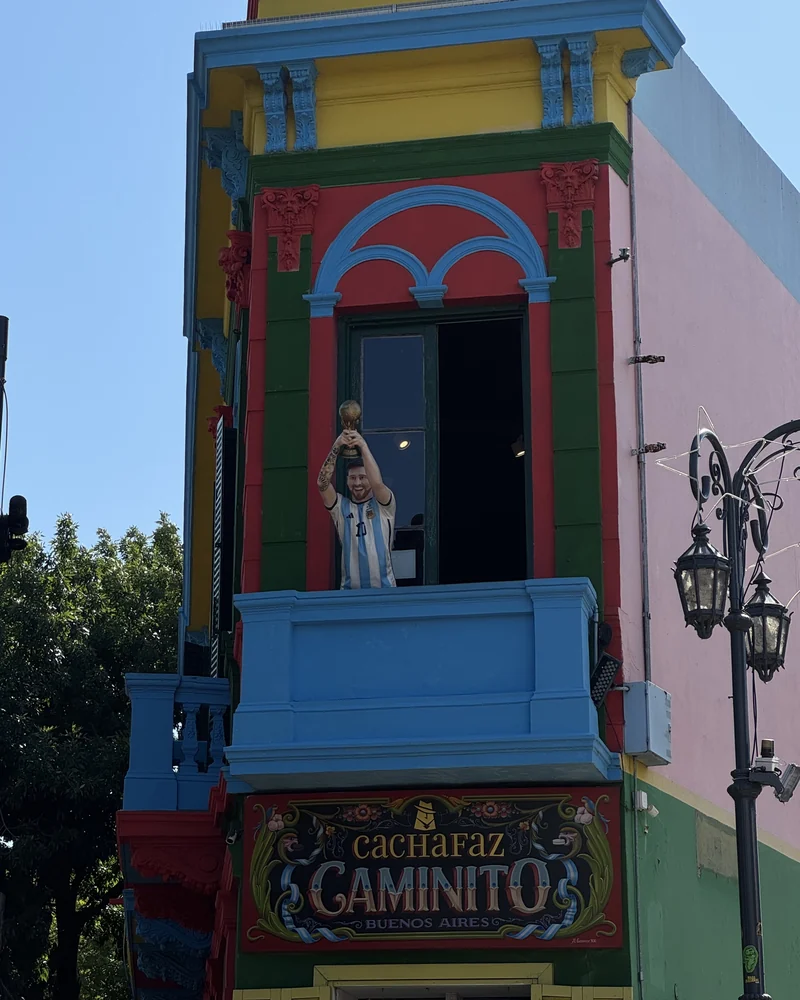 The colourful houses of Caminito street, La Boca